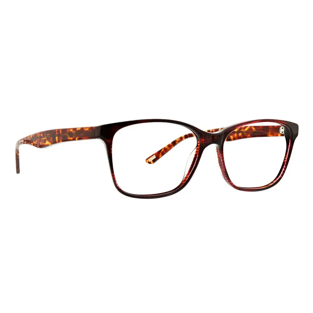 NWT Xoxo XOXO-CARMEL-RED 54mm New Eyeglasses